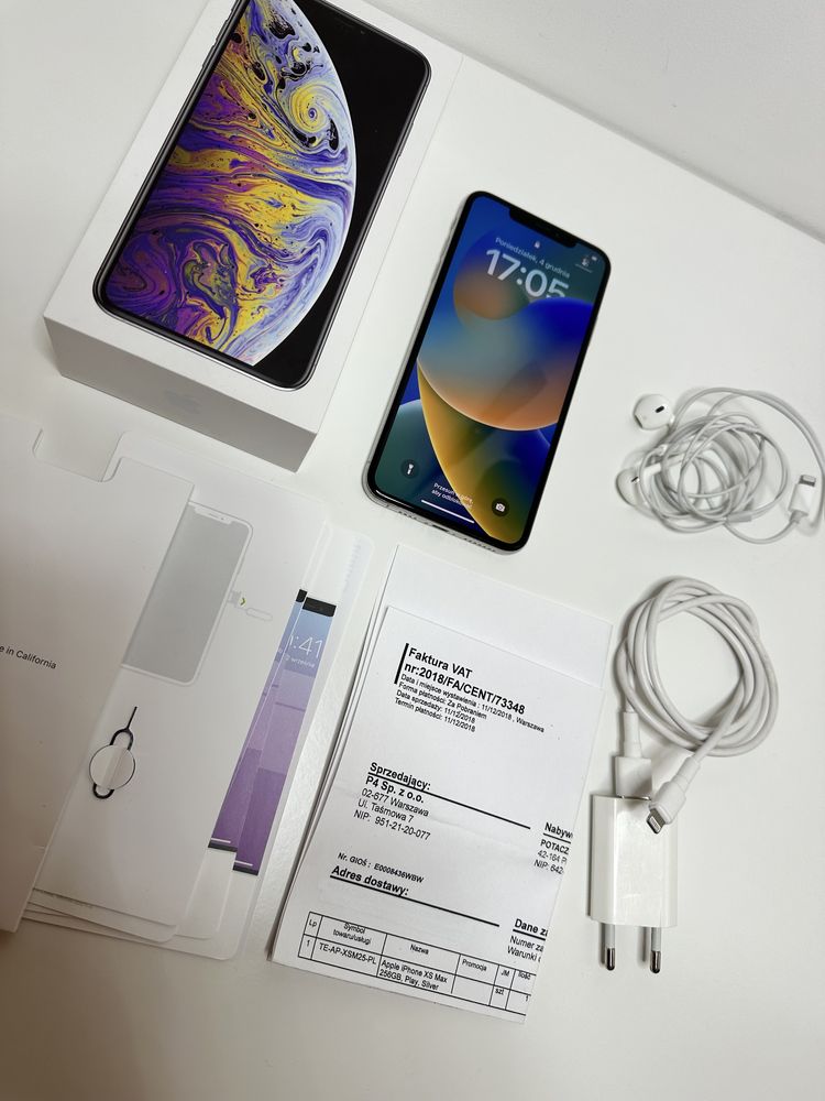 IPHONE XS Max 256gb silver MODEL A2101 bez blokad