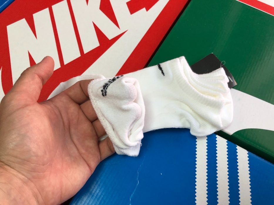 Шкарпетки Nike 3Ppk Value No Show SX2554-101 сліди білі 3 пари