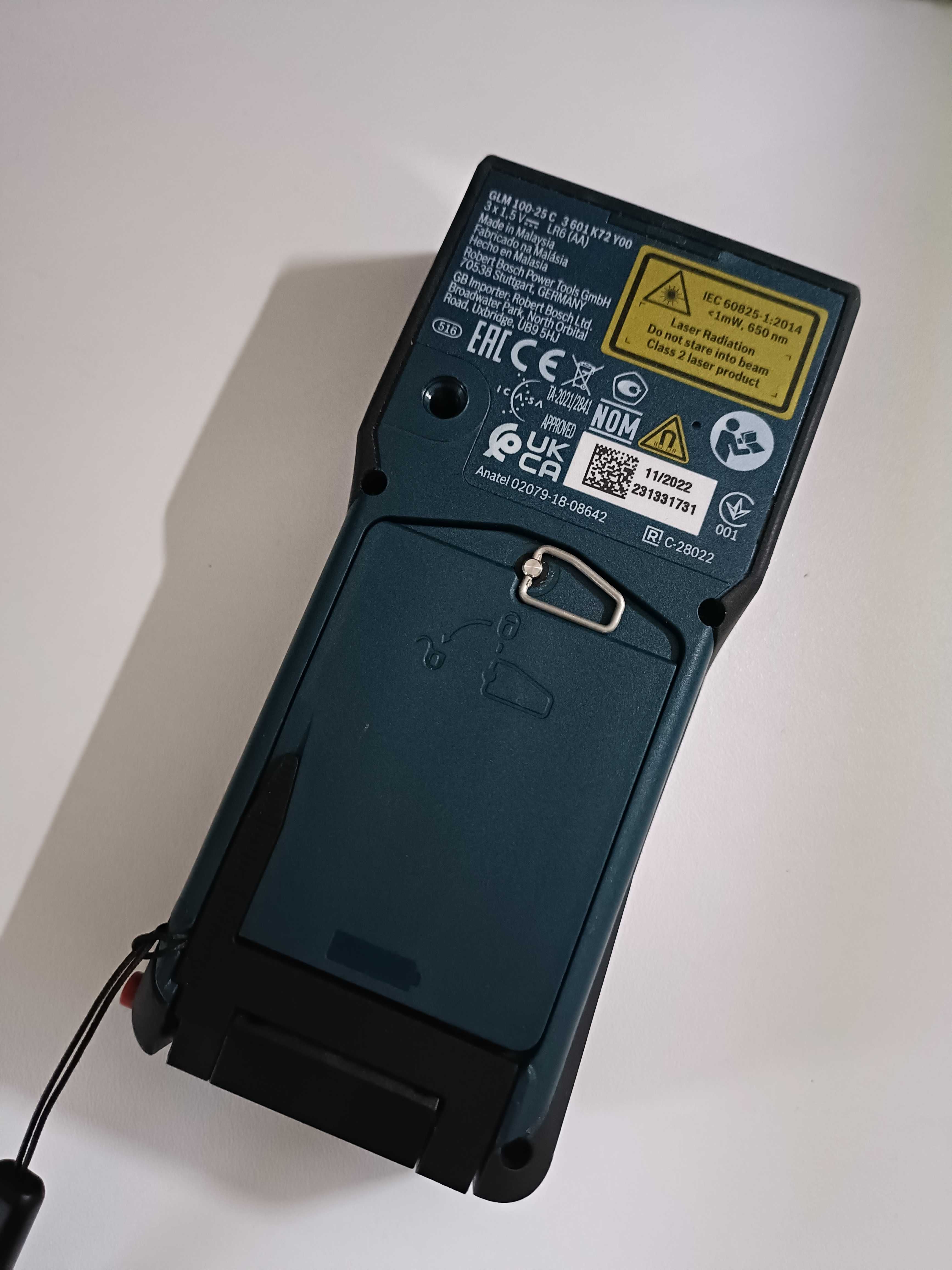 Dalmierz laserowy bosch glm 100-25 c