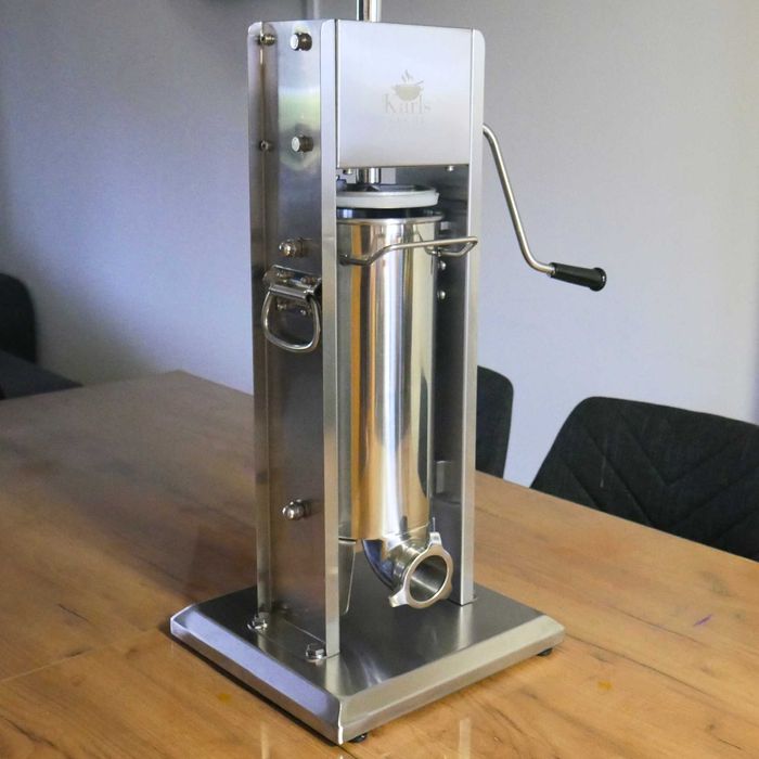 Nadziewarka do kiełbasy kiełbas maszynka pionowa 5L stabilna uszczelki