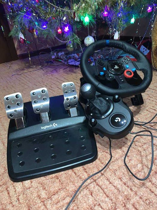 Logitech g29, В новом состояние, Руль для гонок, с комплектацией!