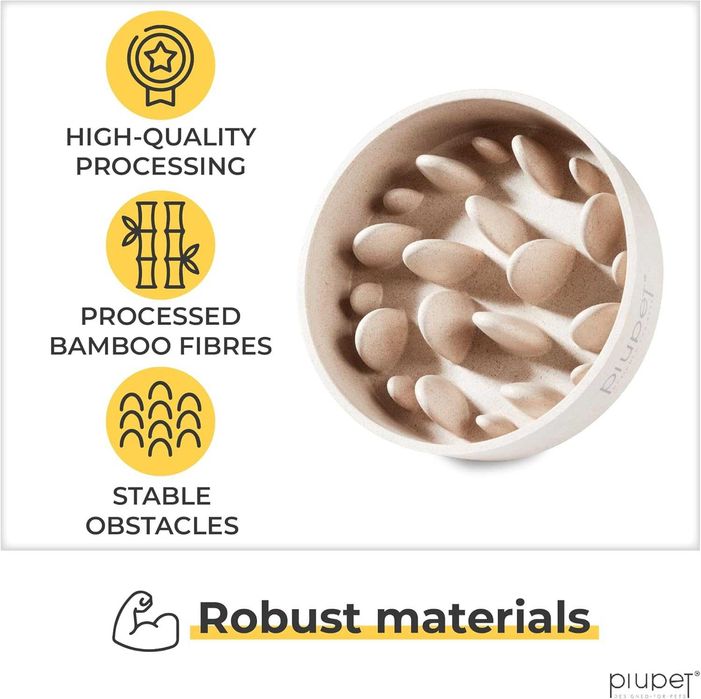 Миска для собак PiuPet®  0,8л можна мити в посудомийній машині