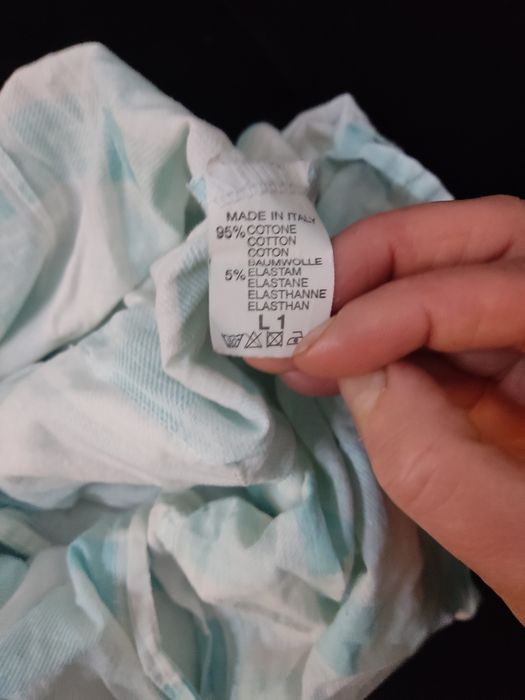 Koszula w kratę  biało - niebieska