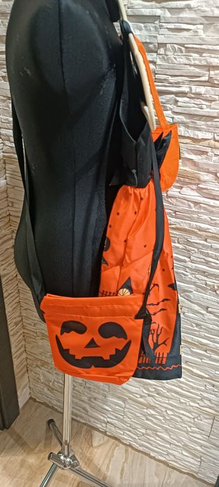Strój halloweenowy dyni, przebranie dla dziewczynki r.110