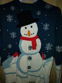 Zimowy, świąteczny sweter