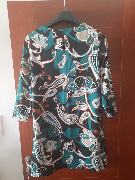 Vestido curto estampado - NUNCA USADO
