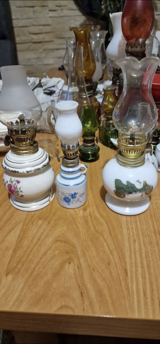 Lampa naftowa zabytkowa