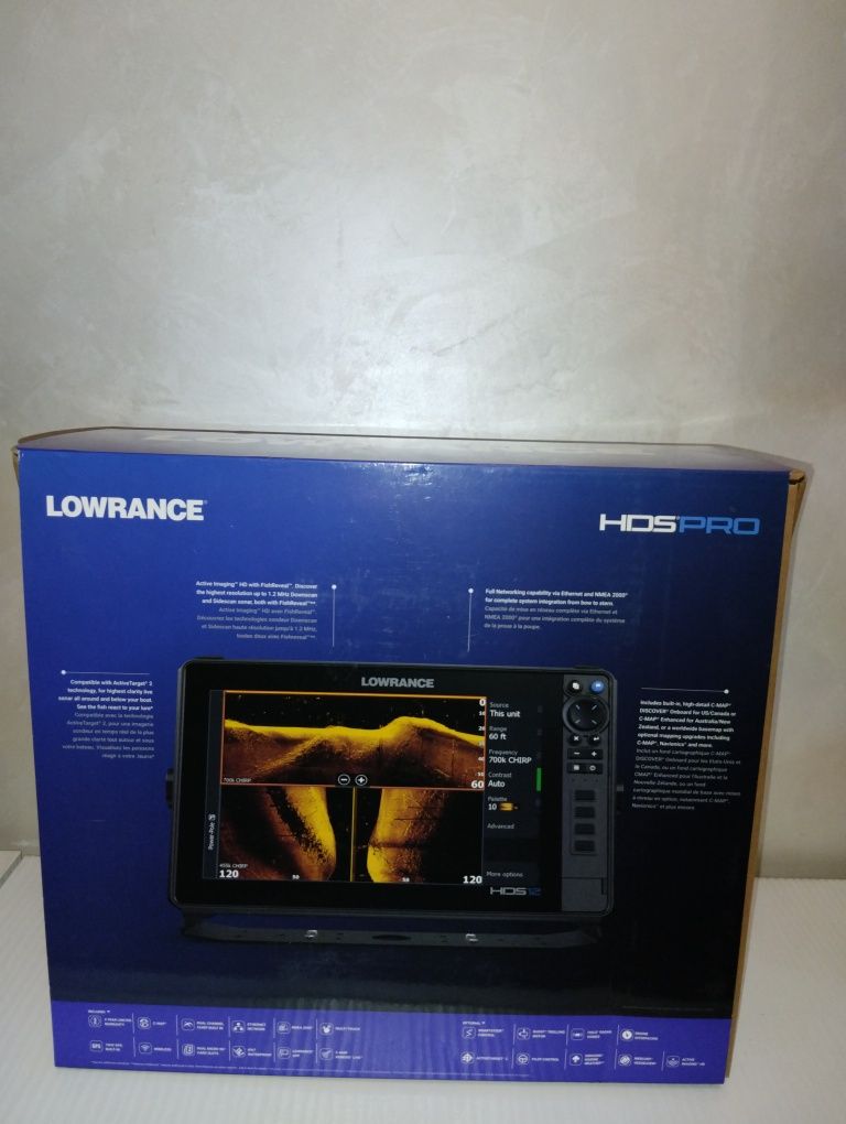 Эхолот Lowrance HDS-16,12,10,9 Pro с датчиком Active Imaging HD
