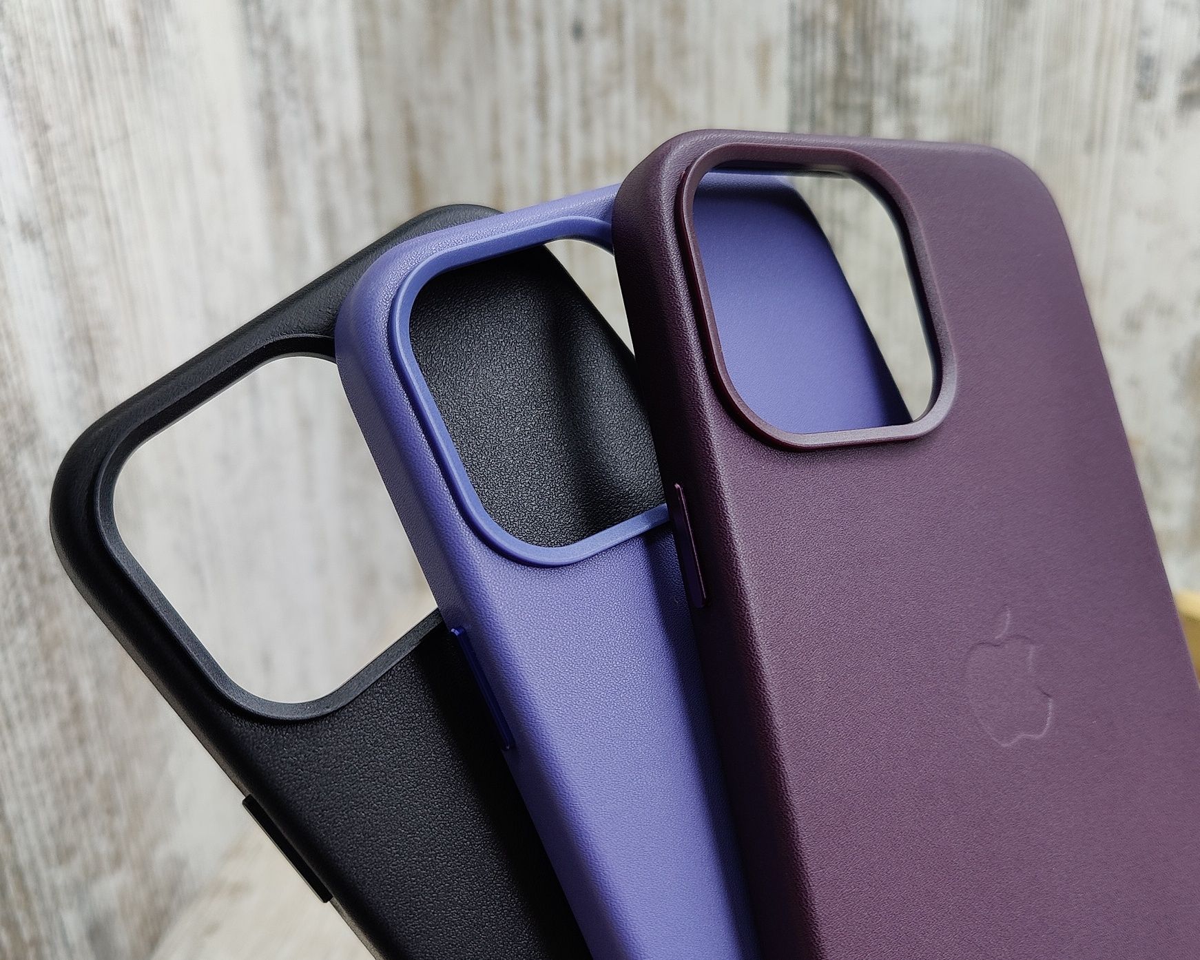 Чехол Leather Case MagSafe на iPhone 14 Pro Max/ 14 Pro