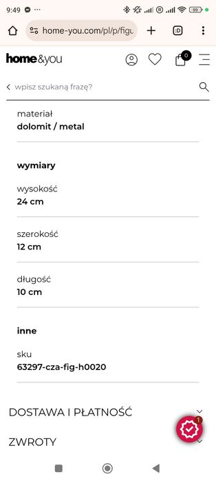 Figurka sowa siglena home and you home&you