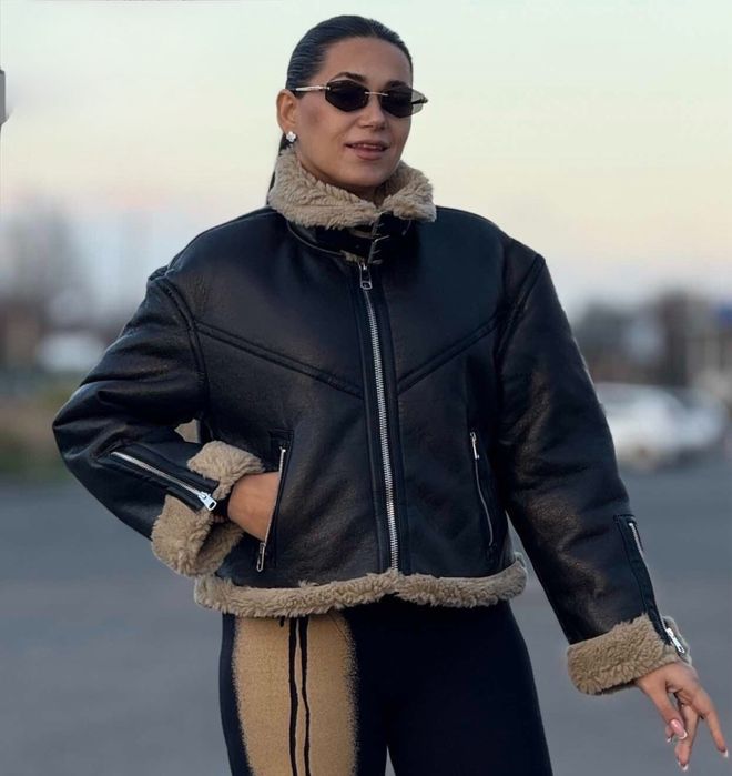 Зимова дублянка жіноча