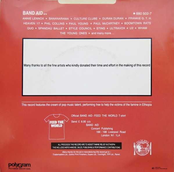 Band Aid – Do They Know It's Christmas? Novo - Nunca tocou