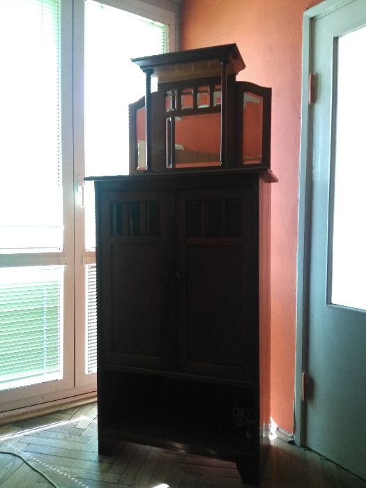 Przepiękny przedwojenny sekretarzyk - bieliźniarka w dobrym stanie