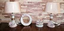 Conjunto de quarto em porcelana