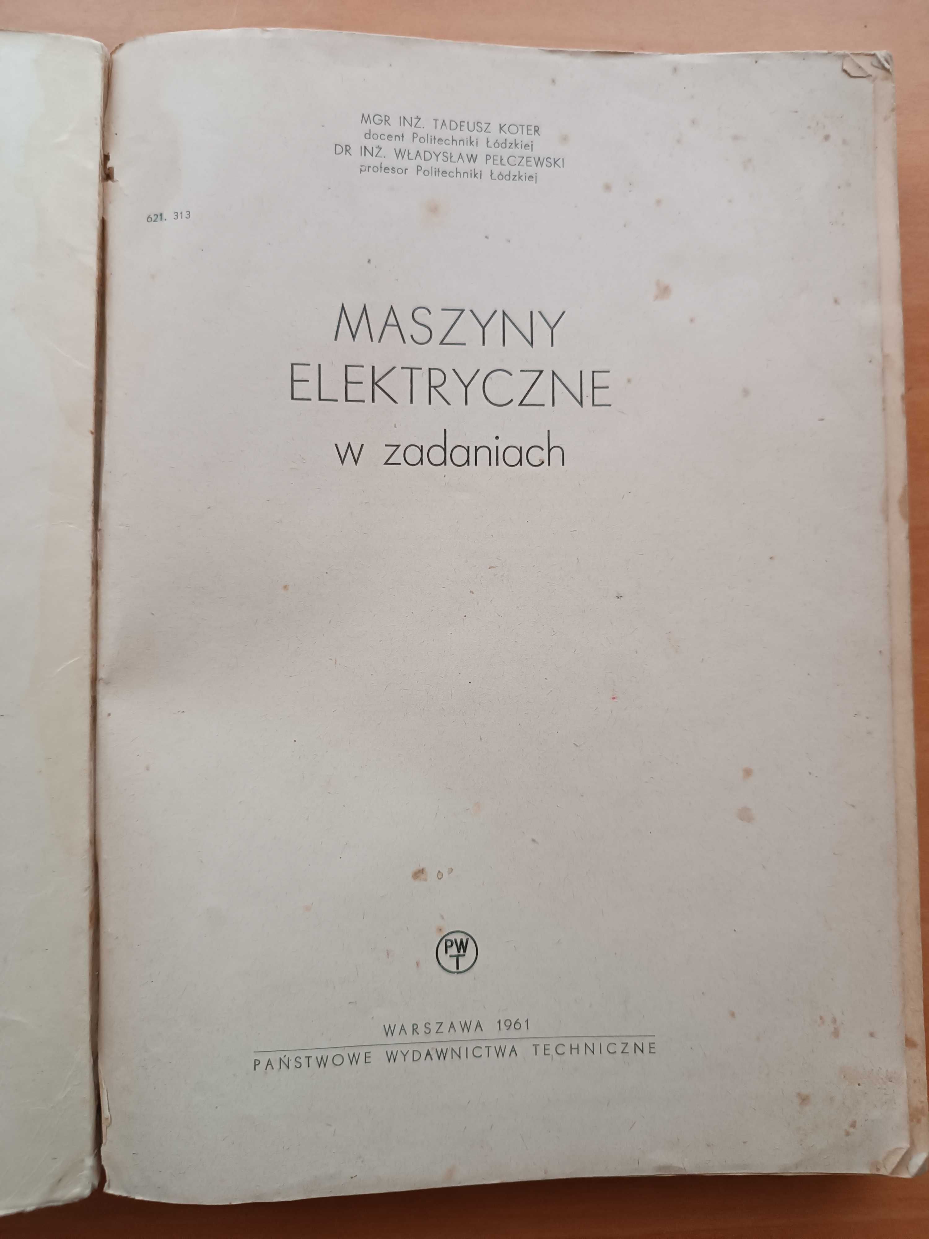 Maszyny elektryczne w zadaniach - T.Kotler, W. Pełczewski