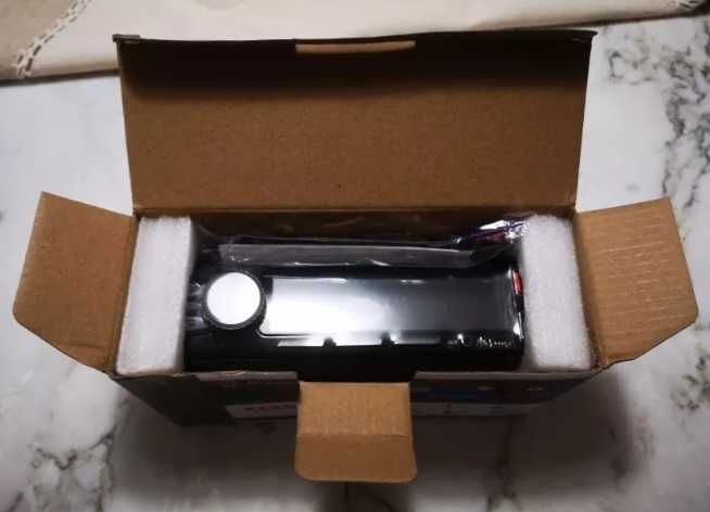 Rádio 1 din com bluetooth e aplicação para telemóvel