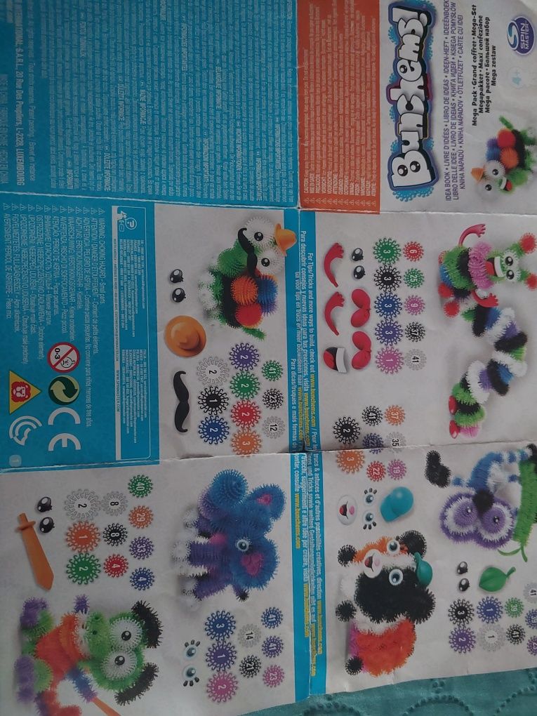 Rzepy kolorowe Bunchems