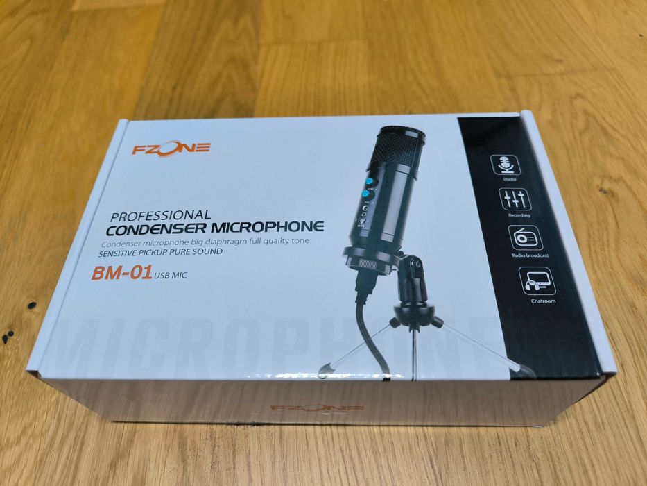 FZONE BM-01 - mikrofon pojemnościowy usb