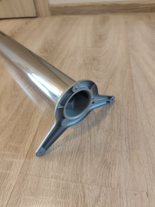 Metalowa noga do stołu blatu chrom Gamet 70 cm podstawa rura  Rzeszów