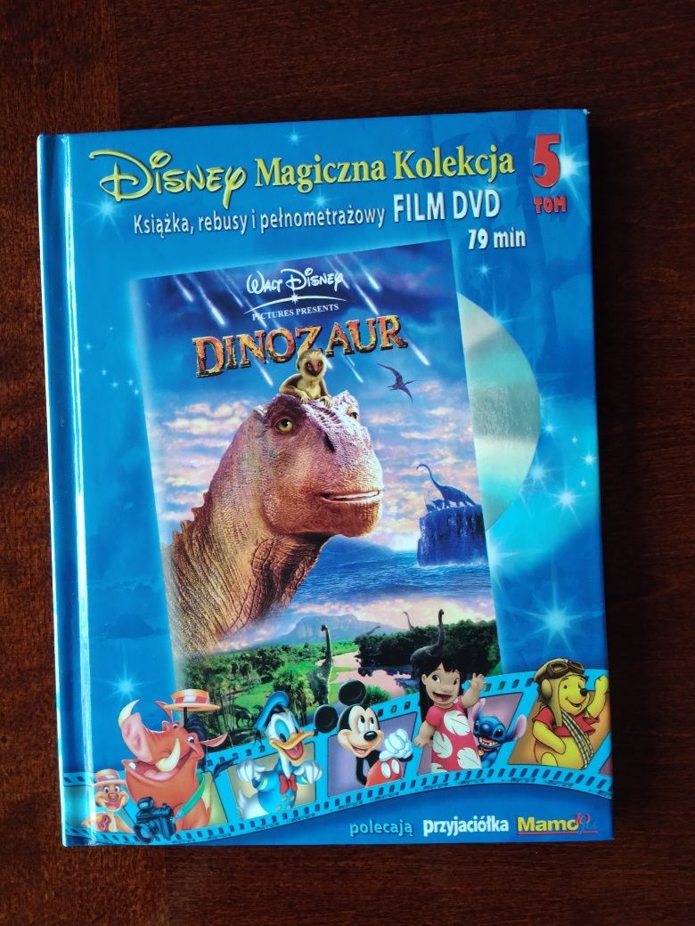 Dinozaur - płyta DVD I książka z kolekcji Disneya