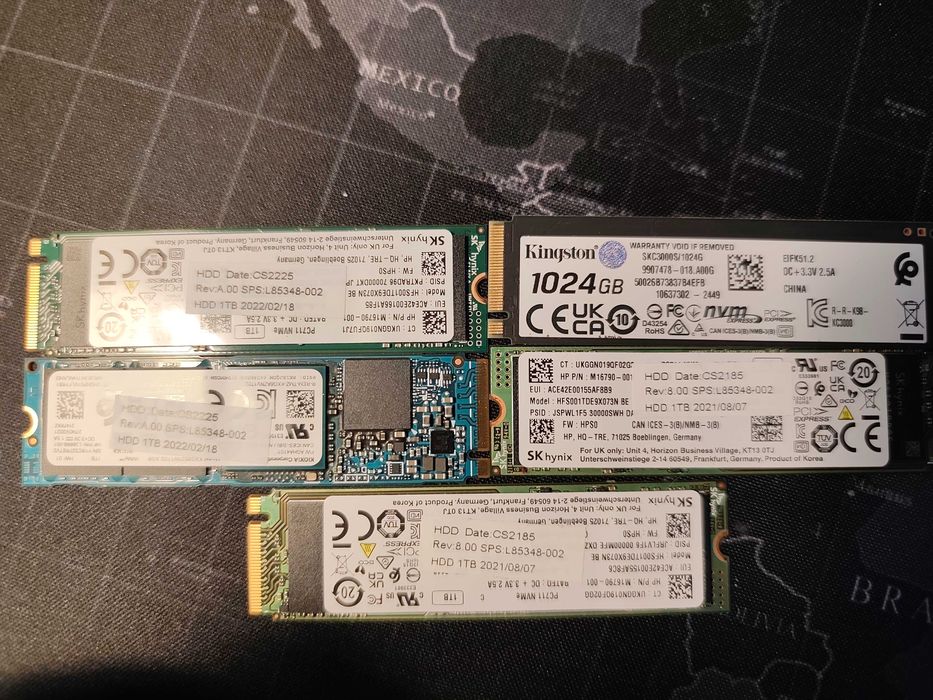 SSD NVME M2 1TB - Várias unidades