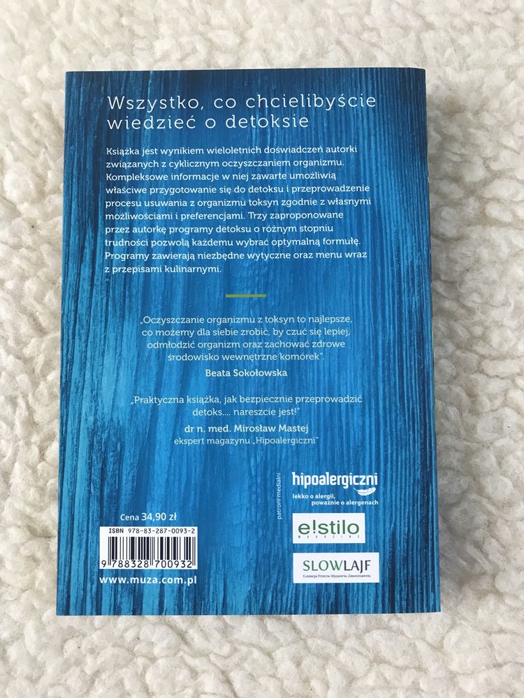 NOWA książka Alkaliczny detoks Beata Sokołowska poradnik zdrowa dieta