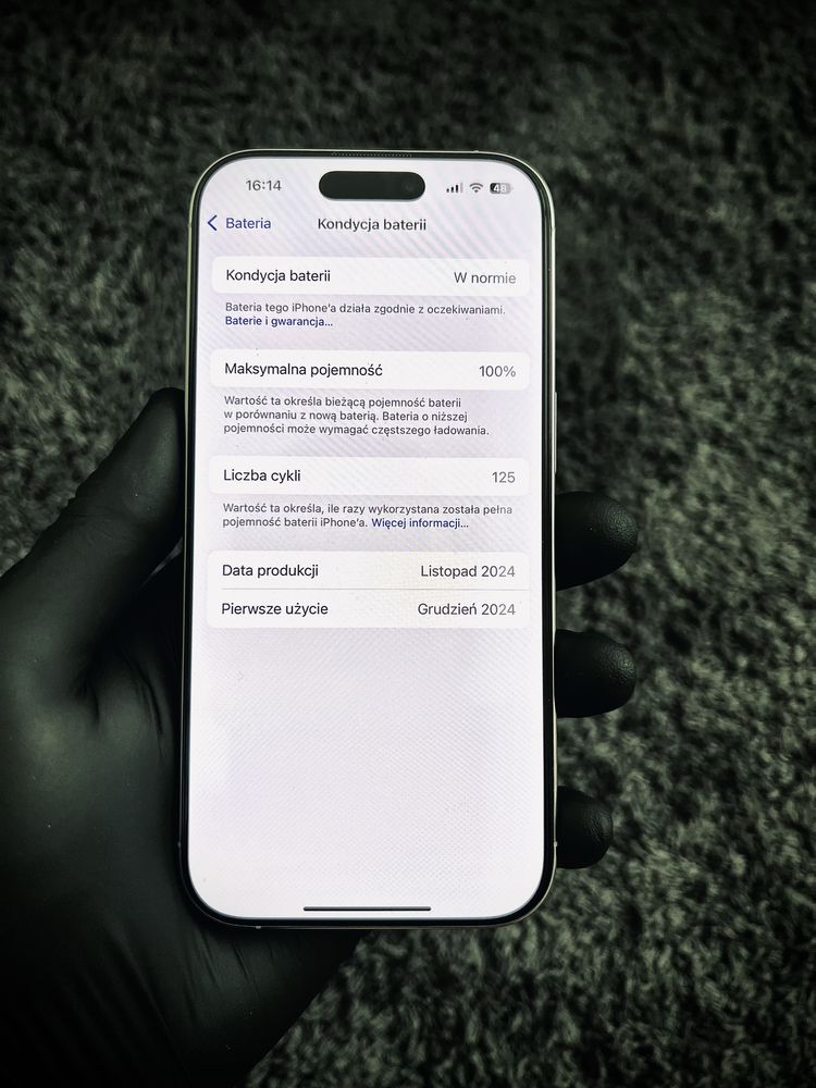 iPhone 16 Pro bat.100%