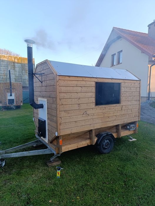 Mobilna Sauna Drewniana z DOWOZEM! 250 zł/doba. Postaw nad Jeziorem