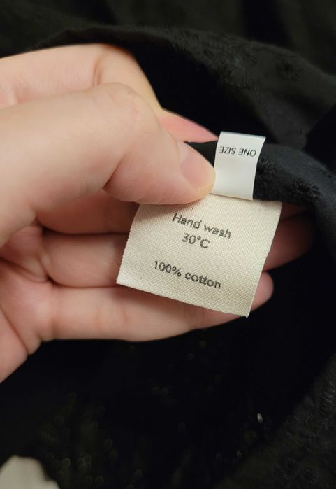 Patchouli koszula Rodeo czarna bufiaste rękawy boho haftowana piękna