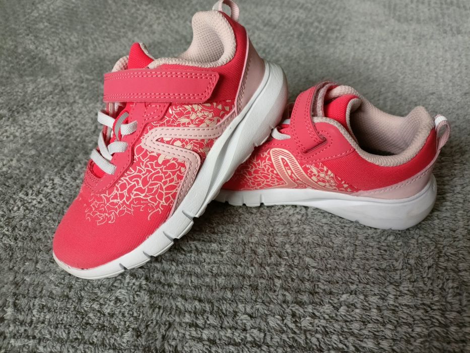 Buty sportowe, dziewczęce, w kolorze czerwonym, rozmiar 27