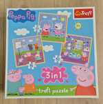Puzzle 3w1 Peppa Pig Świnka Peppa Trefl 3+