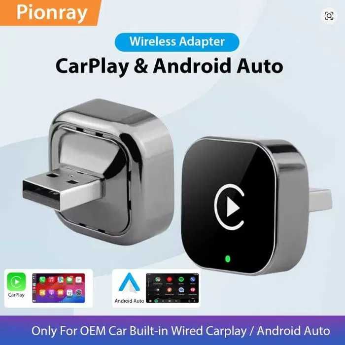 Бездротовий адаптер V2 Carplay Android auto карплей | Жодних зависань!