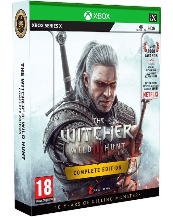 Wiedźmin 3 Dziki Gon Edycja Kompletna + Jubileuszowy Steelbook PL XSX