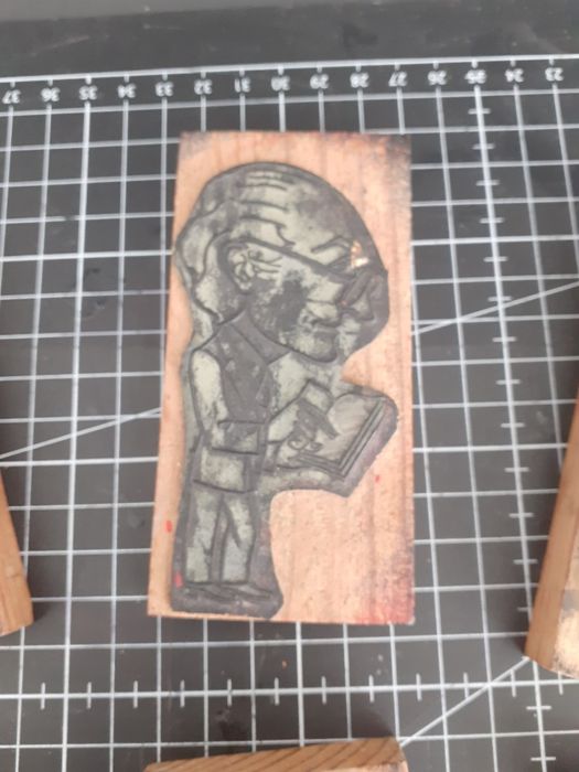 Carimbos Vintage profissões 10x5cm