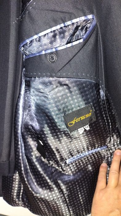 Garnitur Ferrano r. 54 (176) wełna+ jedwab