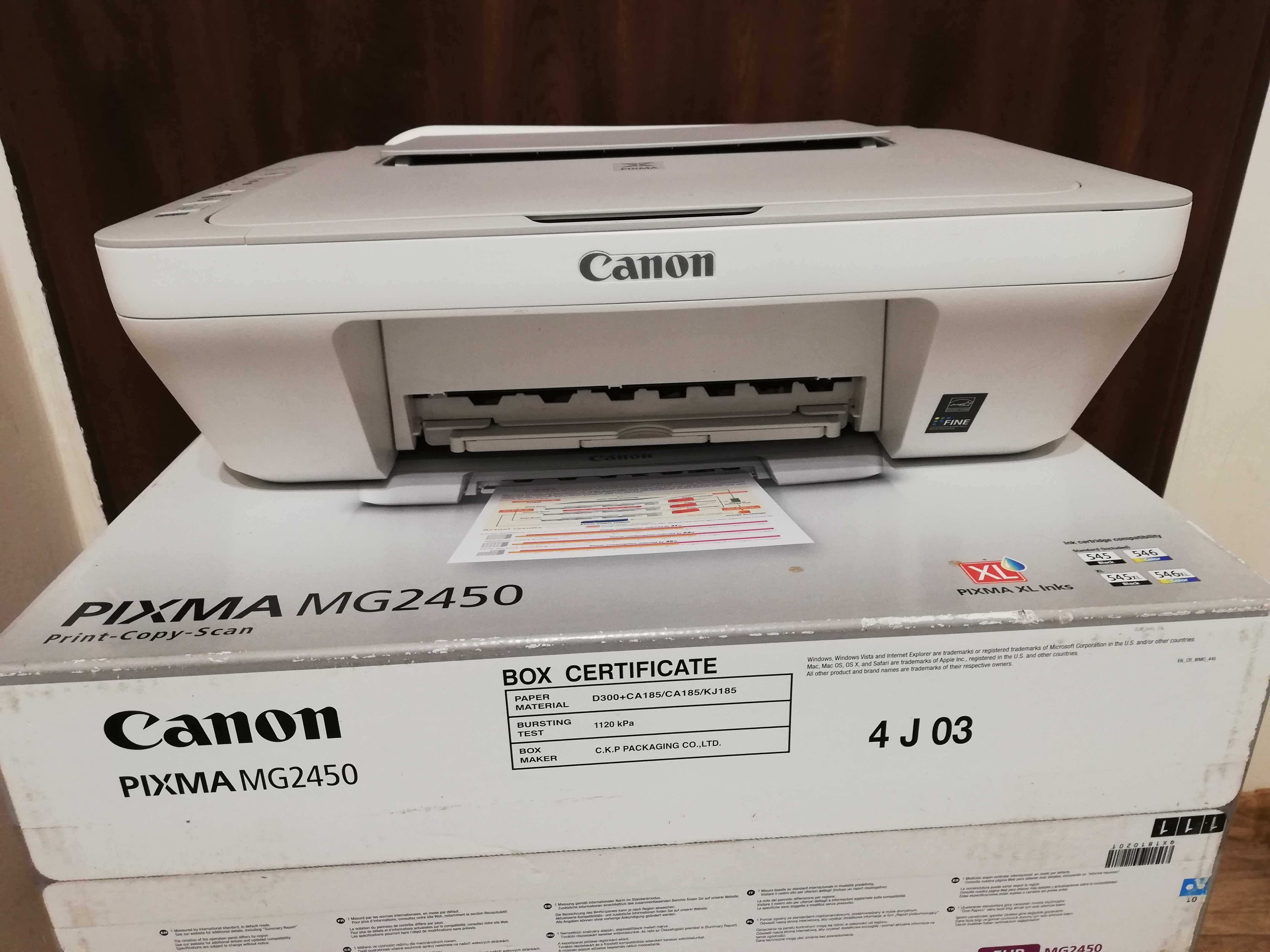 Drukarka wielofunkcyjna Canon PIXMA MG2450