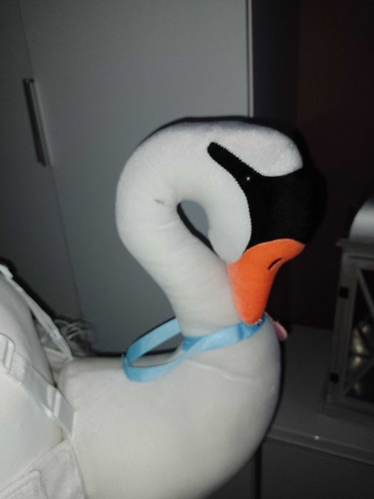 Strój karnawałowy ŁABĄDŹ ŁABĘDZIA PTAKA PTAK przebranie 98/122 (46)