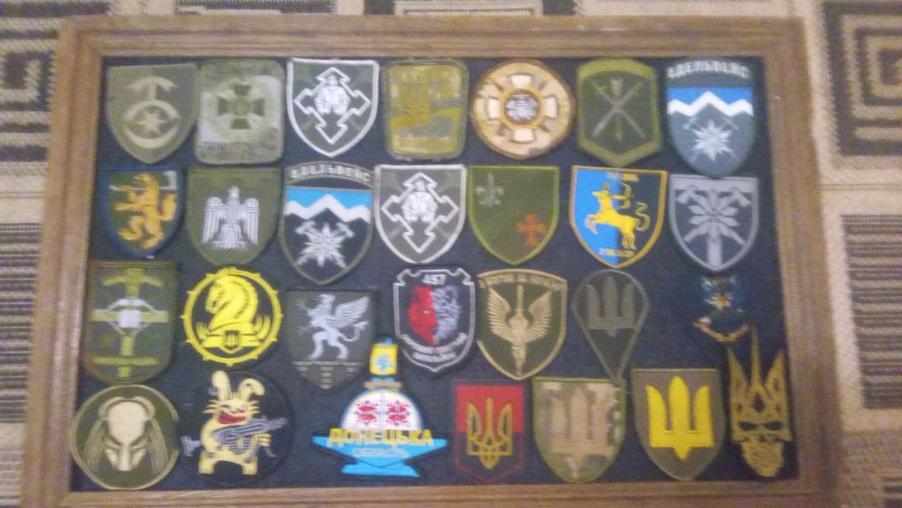 Колекція шивронів загальновійськових/бойових.