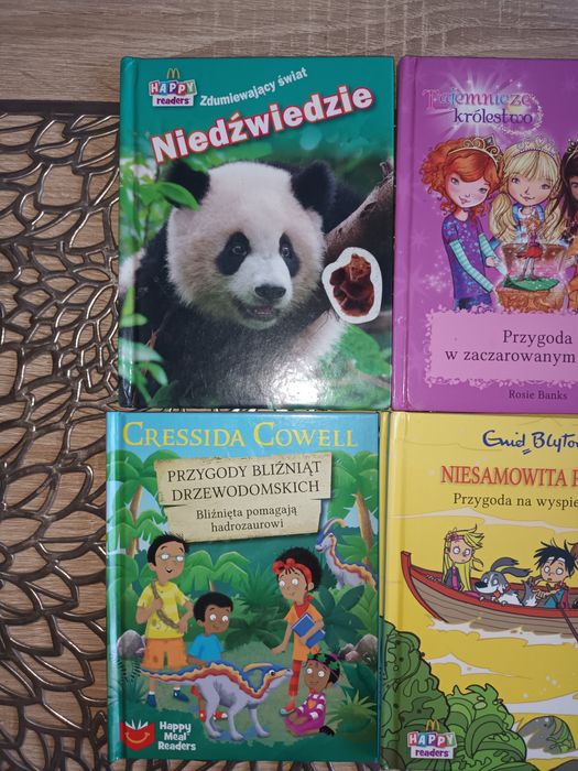 Zestaw książeczek dla dzieci.