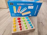 Kolorowe cylindry 3+ Montessori