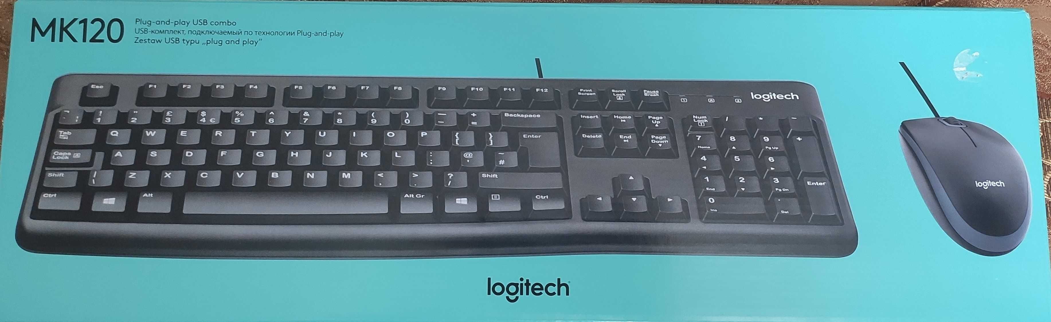 Комплект клавіатура+миша LOGITECH