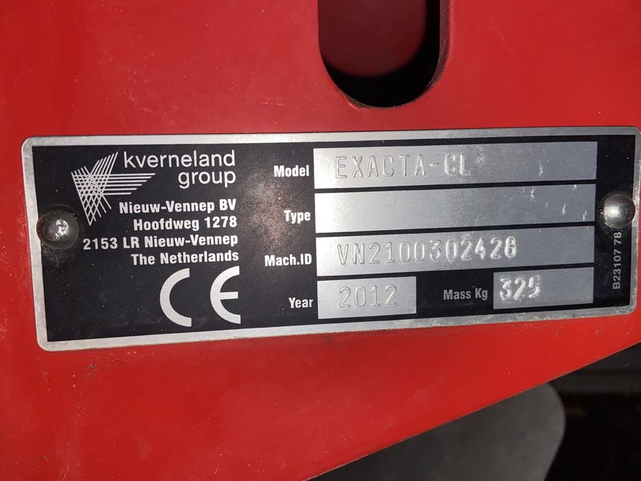 Rozsiewacz Kverneland exacta cl