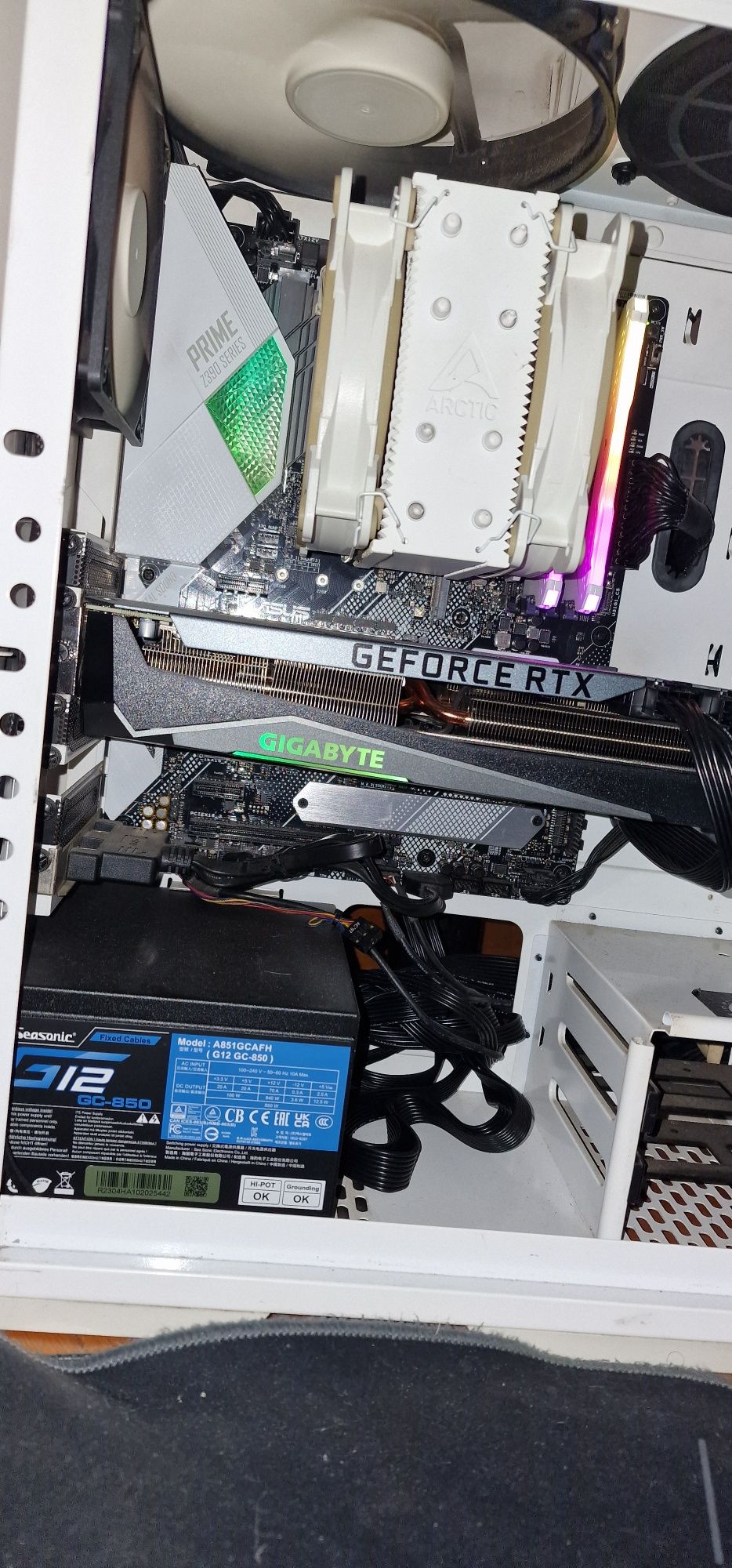 Motherboard asus z390-a prime + i7 9700k