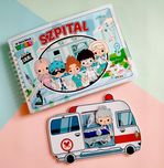 Szpital Toca Boca książka z elementami na rzepy Toka Boka