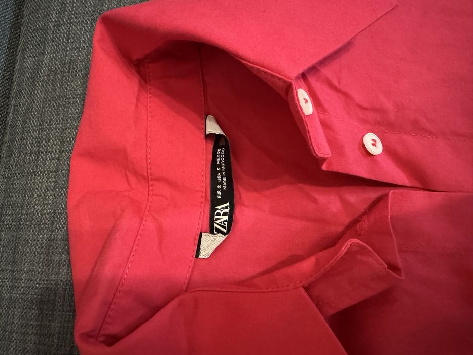 Рубашка малинова Zara