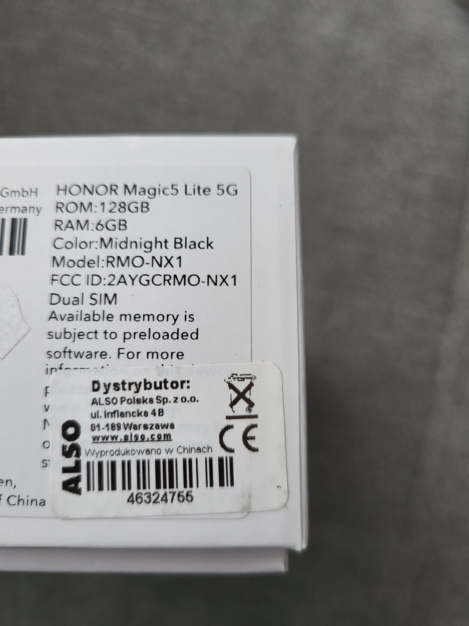 Honor Magic 5 Lite 5g