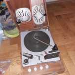 Gramofon unitra fonica prl adapter zamykany drewniany unitra