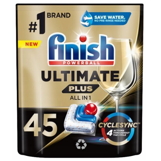 Finish Ultimate Plus Kapsułki Do Zmywarki Fresh 45Szt. (P1)