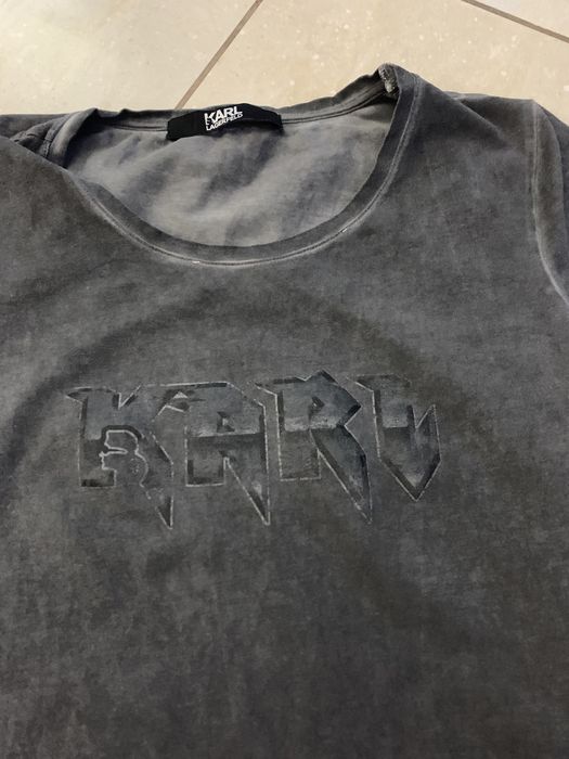 Karl Lagerfeld koszulka, T-Shirt r. XS/S logowana vintage