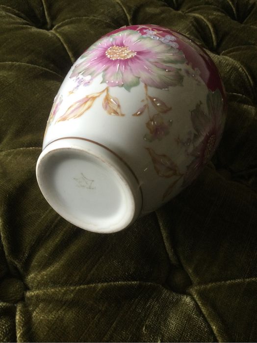 Candeeiros Bronze e Porcelana Artibus Pintados à mão Aveiro 56 cm